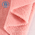 Brushed Knit 100% Polyester Coral Fleece Fabric